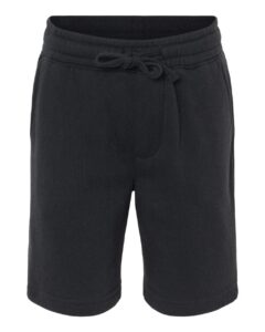 Independent Trading Co. PRM16SRT Youth Lightweight Special Blend Fleece Shorts – Black
