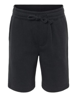 Independent Trading Co. PRM16SRT Youth Lightweight Special Blend Fleece Shorts – Black