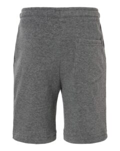 Independent Trading Co. PRM16SRT Youth Lightweight Special Blend Fleece Shorts – Nickel (back)