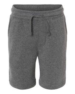 Independent Trading Co. PRM16SRT Youth Lightweight Special Blend Fleece Shorts – Nickel