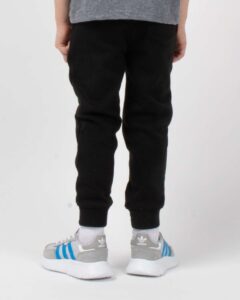 Independent Trading Co. PRM11PNT Toddler Lightweight Special Blend Sweatpants – Black (on model back)