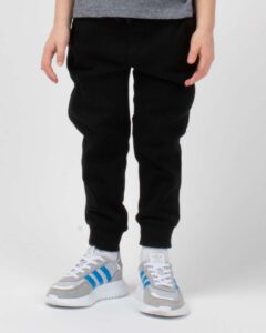 Independent Trading Co. PRM11PNT Toddler Lightweight Special Blend Sweatpants – Black (on model)
