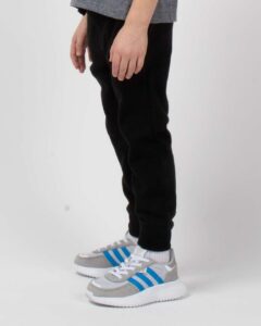 Independent Trading Co. PRM11PNT Toddler Lightweight Special Blend Sweatpants – Black (on model side)