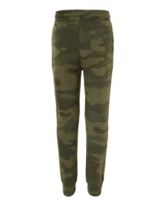 Independent Trading Co. PRM11PNT Toddler Lightweight Special Blend Sweatpants – Forest Camo Heather (back)
