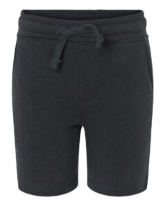 Independent Trading Co. PRM11SRT Toddler Lightweight Special Blend Fleece Shorts – Black