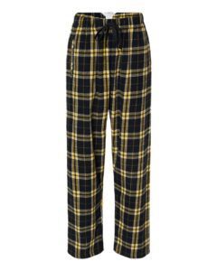 Boxercraft BW6620 Women’s Haley Flannel Pants – Black/ Gold