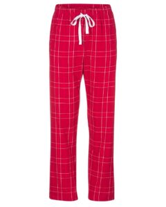 Boxercraft BW6620 Women’s Haley Flannel Pants – Crimson Field Day Plaid