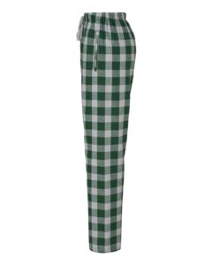Boxercraft BW6620 Women’s Haley Flannel Pants – Green/ Oxford Buffalo (side)