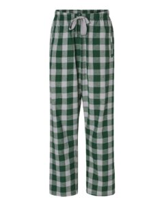 Boxercraft BW6620 Women’s Haley Flannel Pants – Green/ Oxford Buffalo
