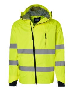 Kishigo WB102 Unisex Premium Black Series® Windbreaker – Lime/ Black