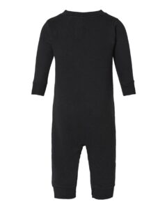 Rabbit Skins 4447 Infant Fleece One-Piece – Black