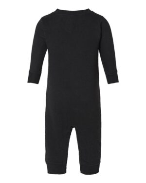 Rabbit Skins 4447 Infant Fleece One-Piece – Black
