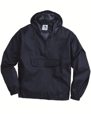 Augusta Sportswear 3130 Unisex Packable Half-Zip Hooded Pullover Jacket