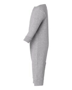 Rabbit Skins 4447 Infant Fleece One-Piece – Heather (side)