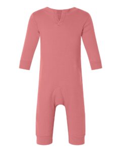 Rabbit Skins 4447 Infant Fleece One-Piece – Mauvelous (back)