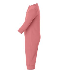 Rabbit Skins 4447 Infant Fleece One-Piece – Mauvelous (side)
