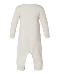 Rabbit Skins 4447 Infant Fleece One-Piece – Natural Heather