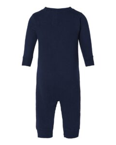 Rabbit Skins 4447 Infant Fleece One-Piece – Navy