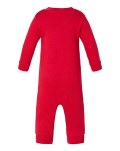 Rabbit Skins 4447 Infant Fleece One-Piece – Red