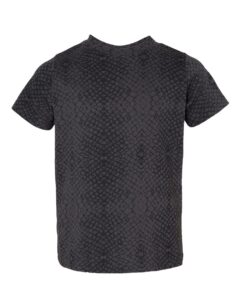 Rabbit Skins 3321 Toddler Fine Jersey Tee – Black Reptile