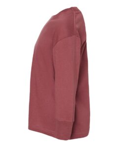 Rabbit Skins 3302 Toddler Fine Jersey Long Sleeve Tee – Rouge (side)