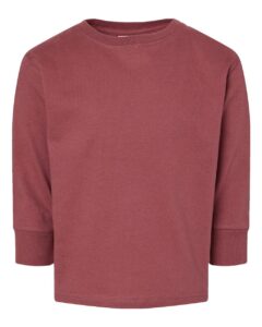 Rabbit Skins 3302 Toddler Fine Jersey Long Sleeve Tee – Rouge