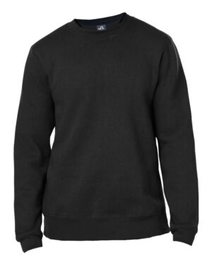 J. America 8424 Unisex Premium Fleece Crewneck Sweatshirt – Black