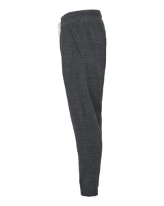 J. America 8854 Unisex Triblend Fleece Joggers – Black Triblend (side)