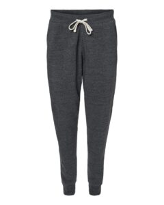 J. America 8854 Unisex Triblend Fleece Joggers – Black Triblend