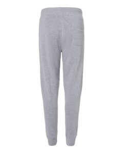 J. America 8854 Unisex Triblend Fleece Joggers – Grey Triblend (back)