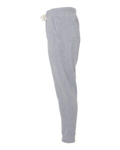 J. America 8854 Unisex Triblend Fleece Joggers – Grey Triblend (side)
