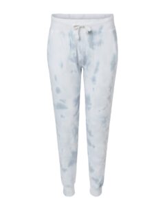J. America 8884 Unisex Tie-Dyed Fleece Joggers – Grey Tie Dye