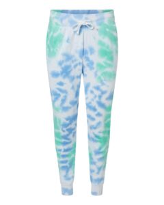 J. America 8884 Unisex Tie-Dyed Fleece Joggers – Lagoon Tie Dye