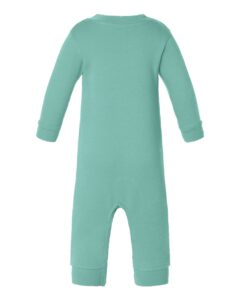 Rabbit Skins 4447 Infant Fleece One-Piece – Saltwater (back)