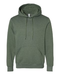 JERZEES 700MR Unisex Eco™ Premium Blend Ring-Spun Hooded Sweatshirt – Military Green Heather