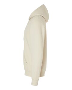 JERZEES 700MR Unisex Eco™ Premium Blend Ring-Spun Hooded Sweatshirt – Putty (side)