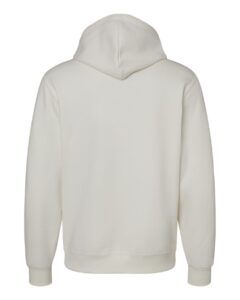 JERZEES 700MR Unisex Eco™ Premium Blend Ring-Spun Hooded Sweatshirt – Sweet Cream Heather (back)