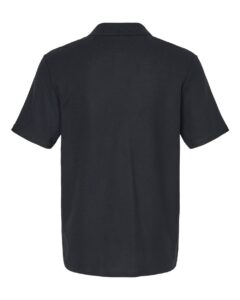 Gildan 64800 Unisex Softstyle® Pique Polo – Black (back)