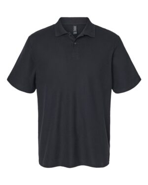 Gildan 64800 Unisex Softstyle® Pique Polo – Black