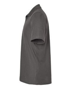 Gildan 64800 Unisex Softstyle® Pique Polo – Charcoal (side)