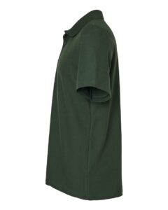 Gildan 64800 Unisex Softstyle® Pique Polo – Forest Green (side)