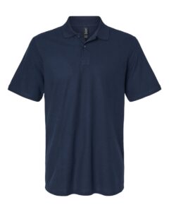 Gildan 64800 Unisex Softstyle® Pique Polo – Navy