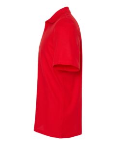 Gildan 64800 Unisex Softstyle® Pique Polo – Red (side)