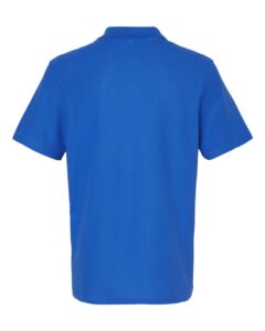 Gildan 64800 Unisex Softstyle® Pique Polo – Royal (back)