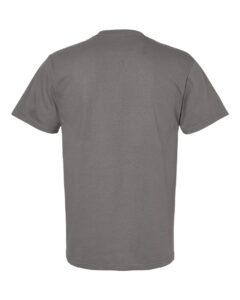 Gildan 65000 Unisex Softstyle® Midweight T-Shirt – Charcoal (back)