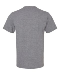 Gildan 65000 Unisex Softstyle® Midweight T-Shirt – Graphite Heather (back)