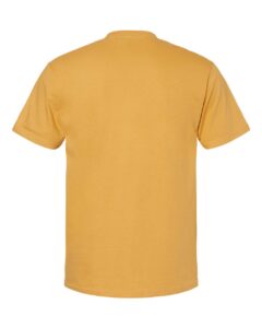 Gildan 65000 Unisex Softstyle® Midweight T-Shirt – Mustard (back)