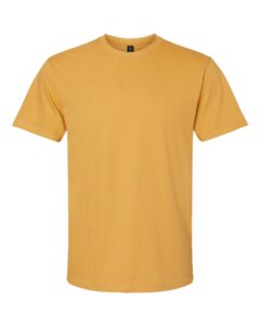 Gildan 65000 Unisex Softstyle® Midweight T-Shirt – Mustard