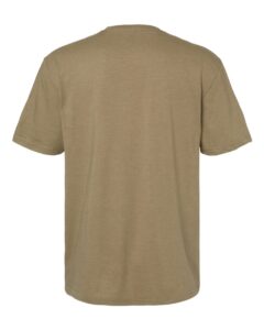Gildan 64000CVC Unisex Softstyle® CVC T-Shirt – Dune Mist (back)