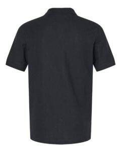 Gildan 85800 Unisex Hammer™ Pique Polo – Black (back)